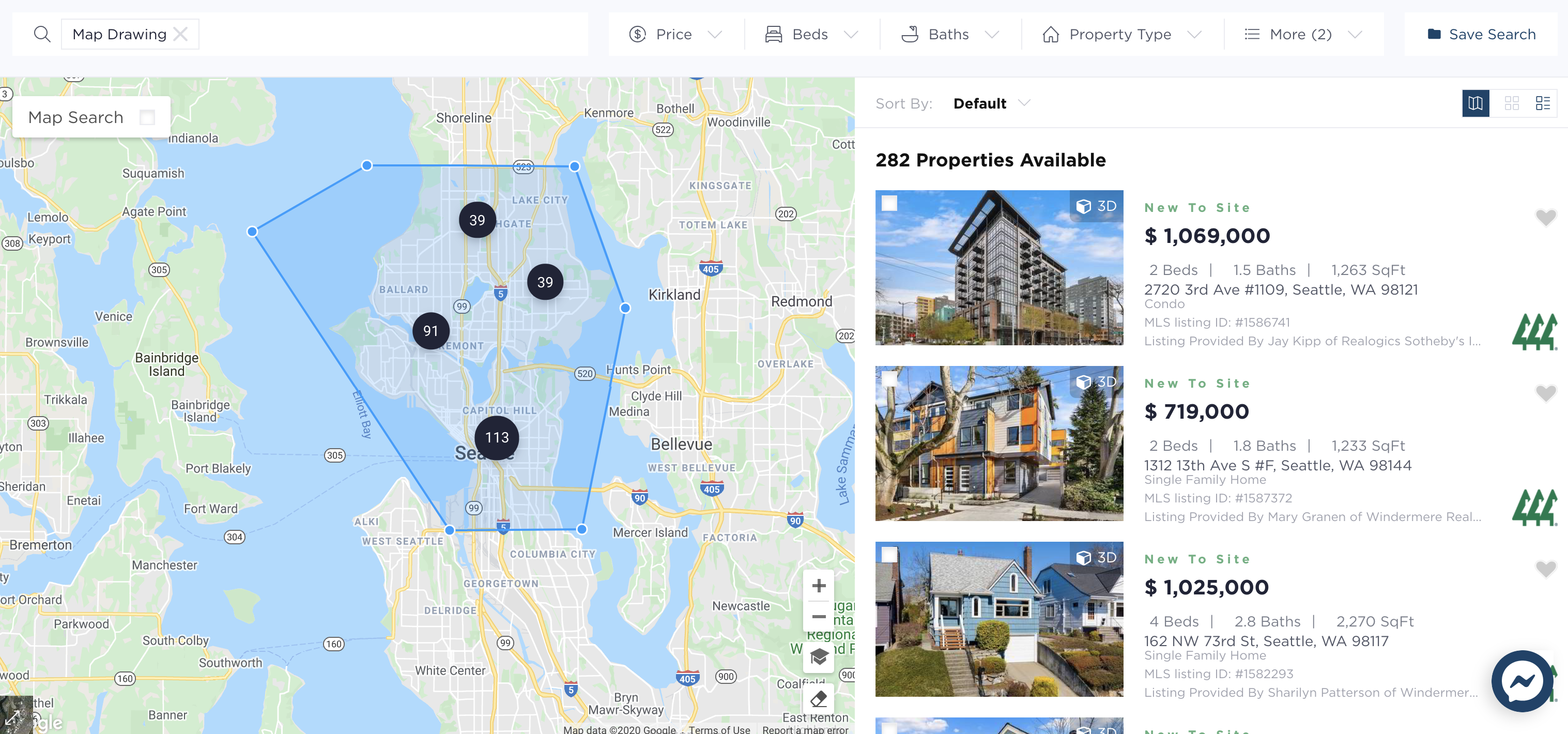 282 Homes On The Market With Virtual & 3D Tours!
